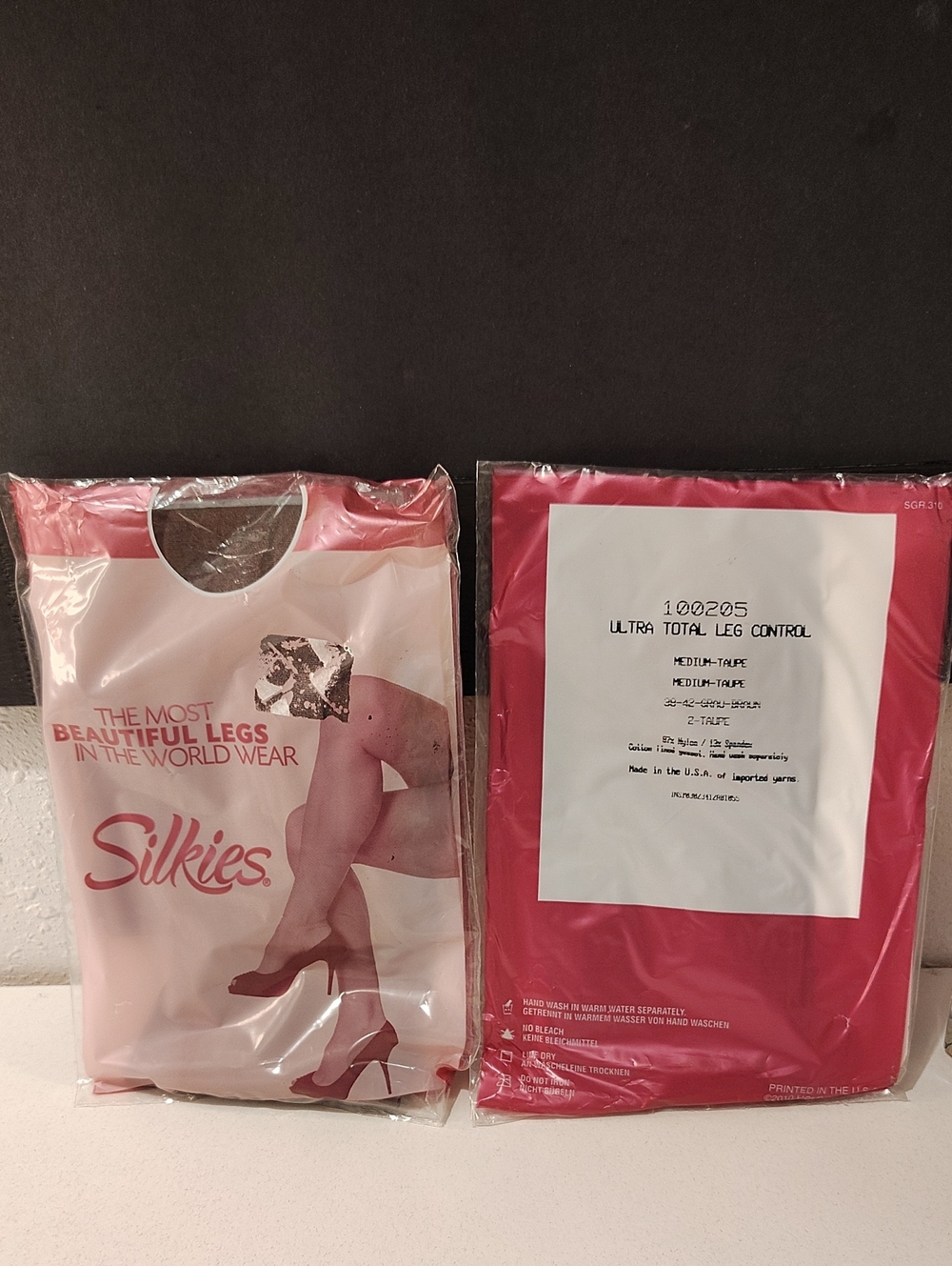 Silkies Ultra Total Leg Control Panty Hose - Medium (2 Package Deal!)